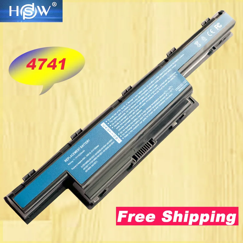 HSW 5200 мАч аккумулятор для acer Aspire AS10D31 AS10D51 AS10D61 AS10D71 AS10D75 AS10D81 V3 5741 5560 5750 5551G 5560G 5741G 5