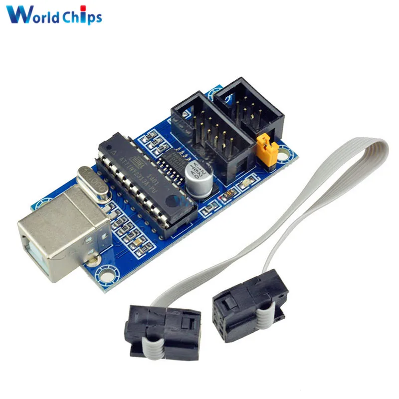 USBTiny USBtinyISP AVR ISP программатор загрузчик для Arduino IDE Meag2560 UNO R3 с 10 контактным кабелем