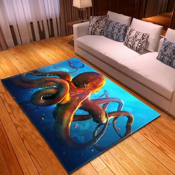 

2019 New Anime Type Carpets for Living Room Bedroom Area Rugs Creative 3D Printing Carpet Modern Hallway Rug Kids Room Floor Mat
