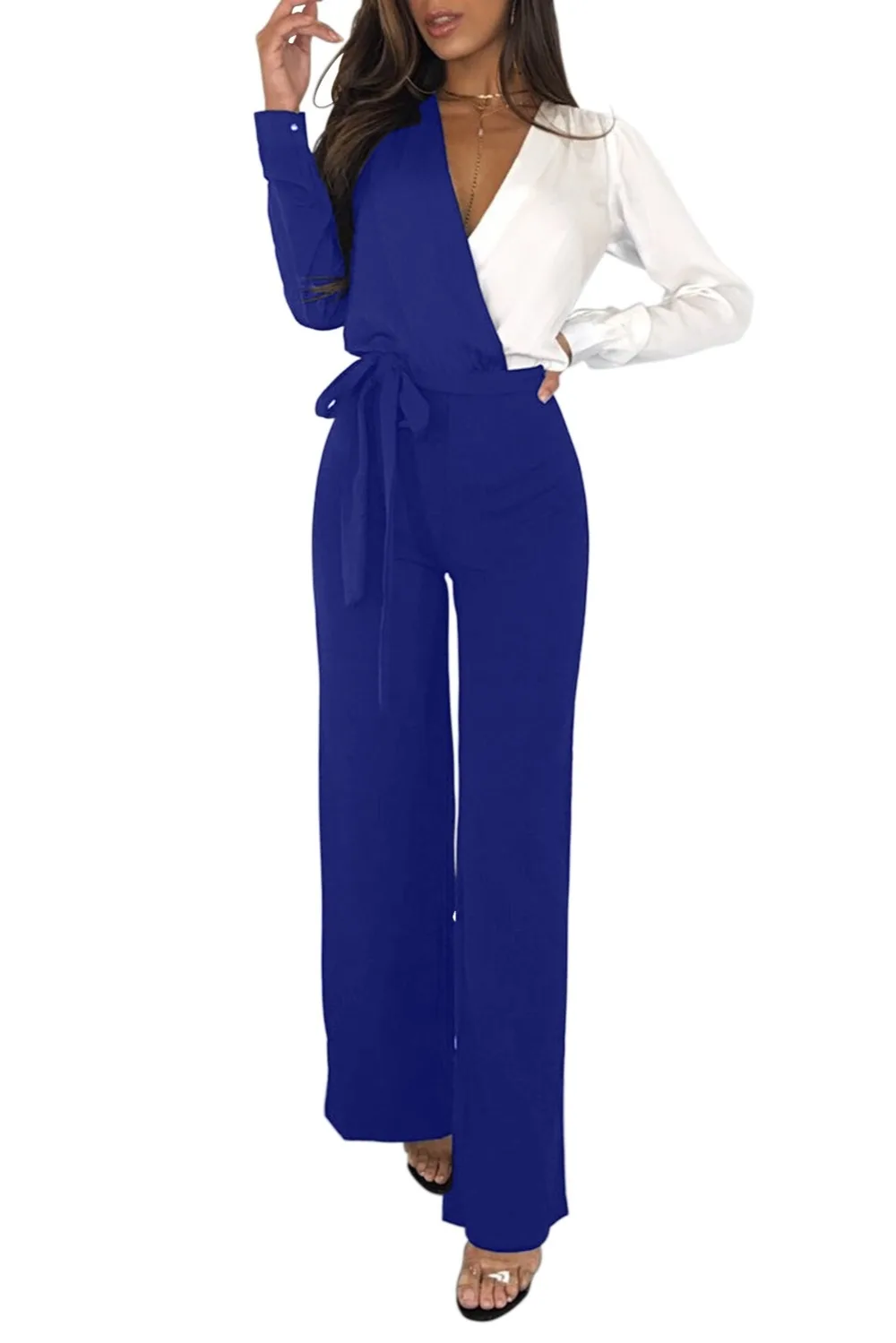 Royal-Blue-White-Asymmetric-Wide-Leg-Jumpsuit-LC64467-5-1