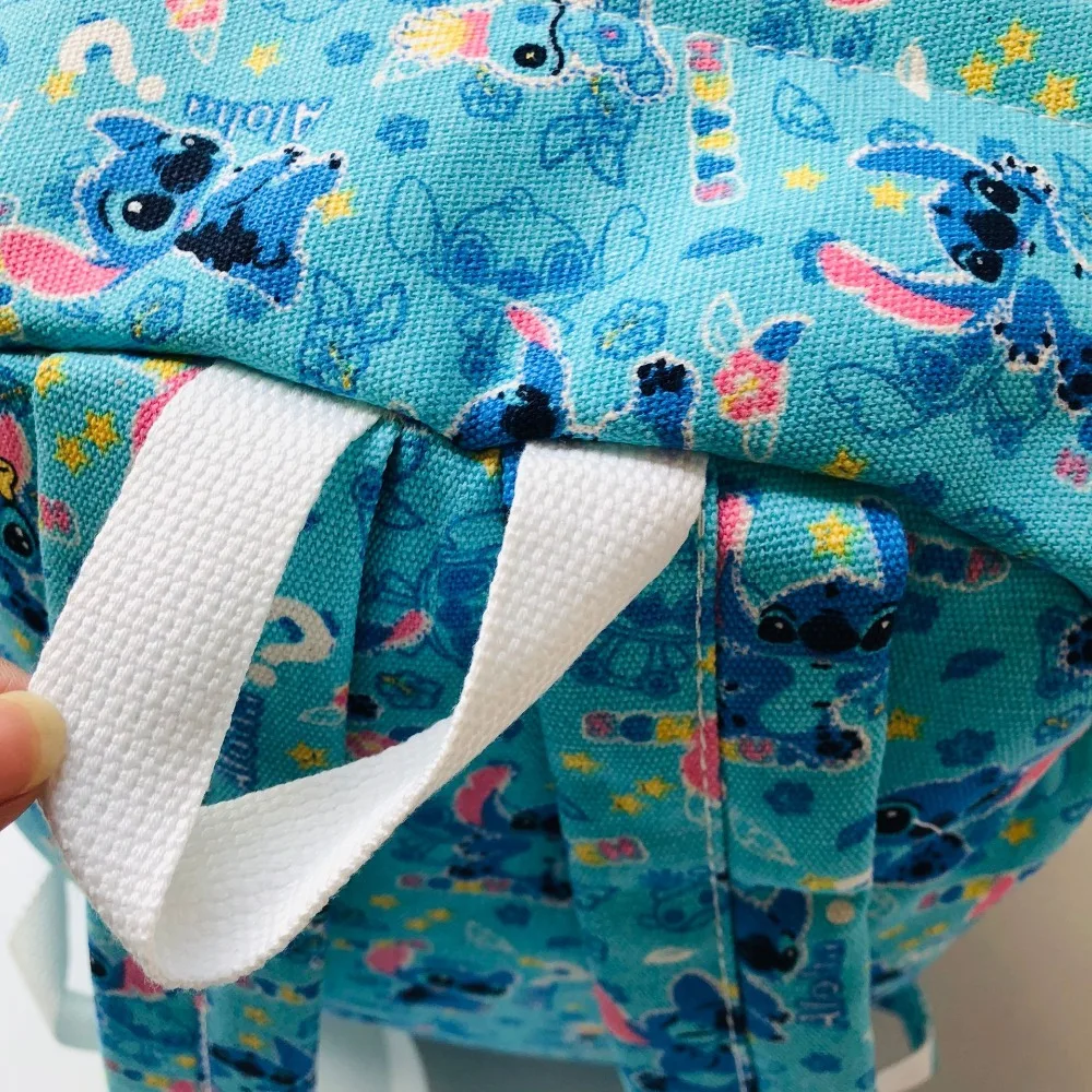 Милый большой плюшевый рюкзак Lilo& Stitch, Kawaii, тканевая стежка, мягкие кукольные сумки для женщин и детей, школьная сумка для девочек и мальчиков, детские подарки