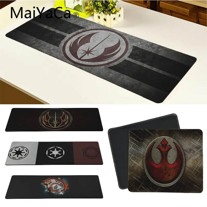 

MaiYaCa Star Wars Simple Design Speed Game Mouse Pads Computer Gaming Mouse Pad Gamer Play Mats Version Mousepad