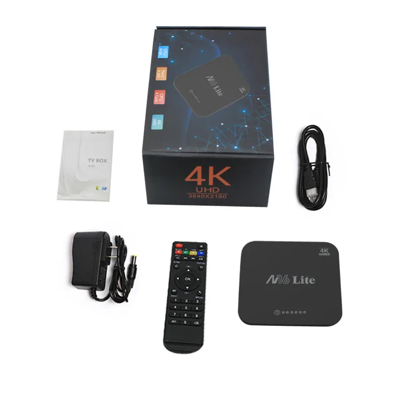 M16 Lite Mi TV Box S Android TV Box 7.1 4K HDR Quad-core 2GB DDR3 Smart IP TV Box control TV Box Media Player M16 Lite Mi TV Box S Android TV Box 7.1 4K HDR Quad-core 2GB DDR3 Smart IP TV Box control TV Box Media Player