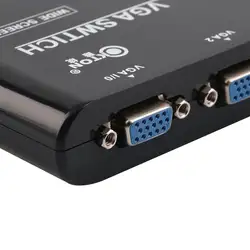 8 шт. 2 в 1 из VGA/SVGA Руководство Обмен переключатель Switcher Box для ЖК-дисплей PC