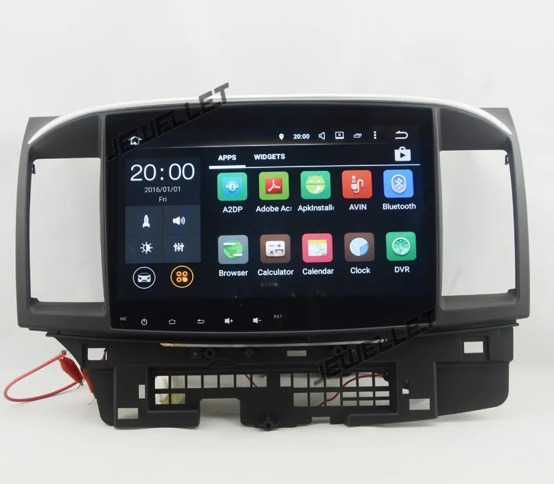 Discount 10.1" Octa Core IPS screen Android 9.0 Car GPS radio Navigation for Mitsubishi Lancer Fortis 2008-2013 2