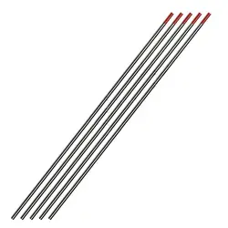 Набор вольфрамовых электродов 5 шт. сварки 2% Thoriated (красный) 1/8 "x7" запасные части Аксессуары полезные