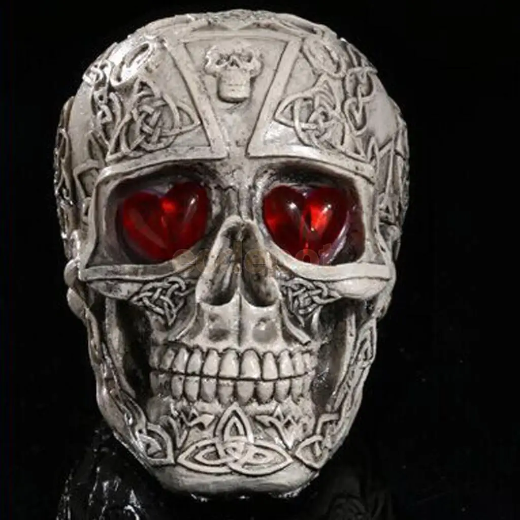 led skull gothic ornament figurine human skeleton head halloween decor 2china mainland - Halloween Skeleton Head led skull gothic ornament figurine human skeleton head halloween decor 2china mainland - Halloween Skeleton Head