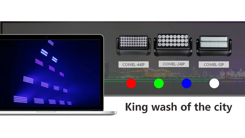 Бесплатная доставка 44*10 Вт Comel движущиеся головы мыть сценический эффект света для диджей Дискотека DMX rgbw-контроль 4 в 1 прожектор точечное