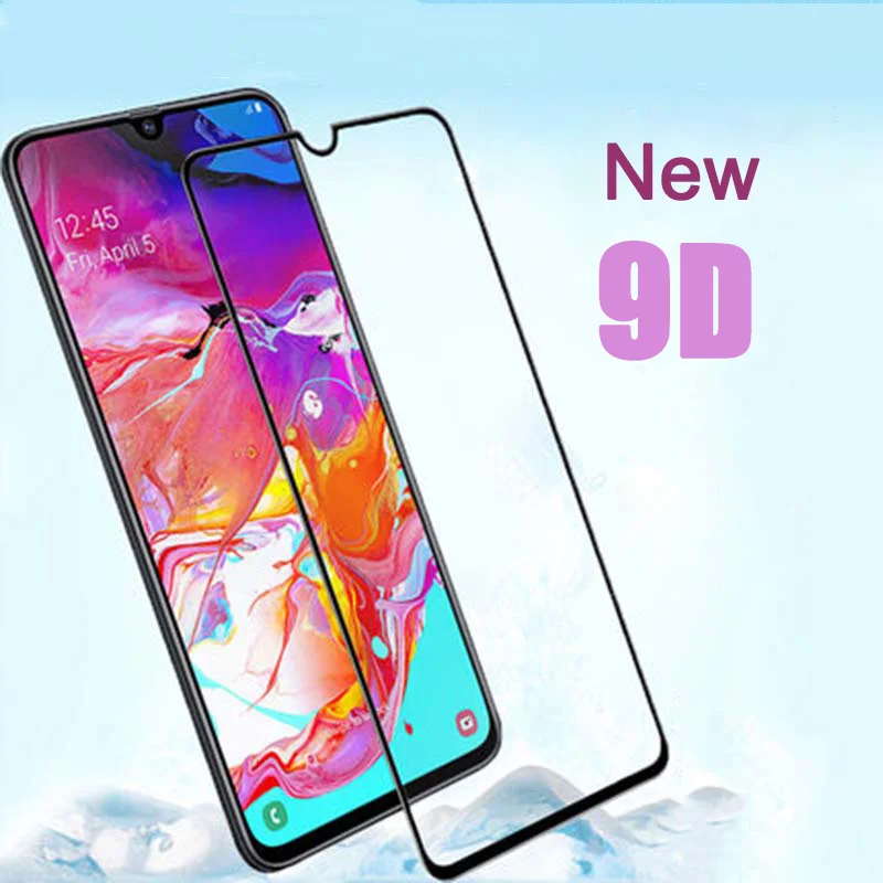 9D Защитное стекло для Samsung Galaxy A40 полное покрытие Защита экрана A50 A70 A30 Защитная