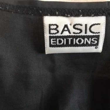 Basic Editions fall vest womens size L large Halloween pumpkin bear black cat (4)