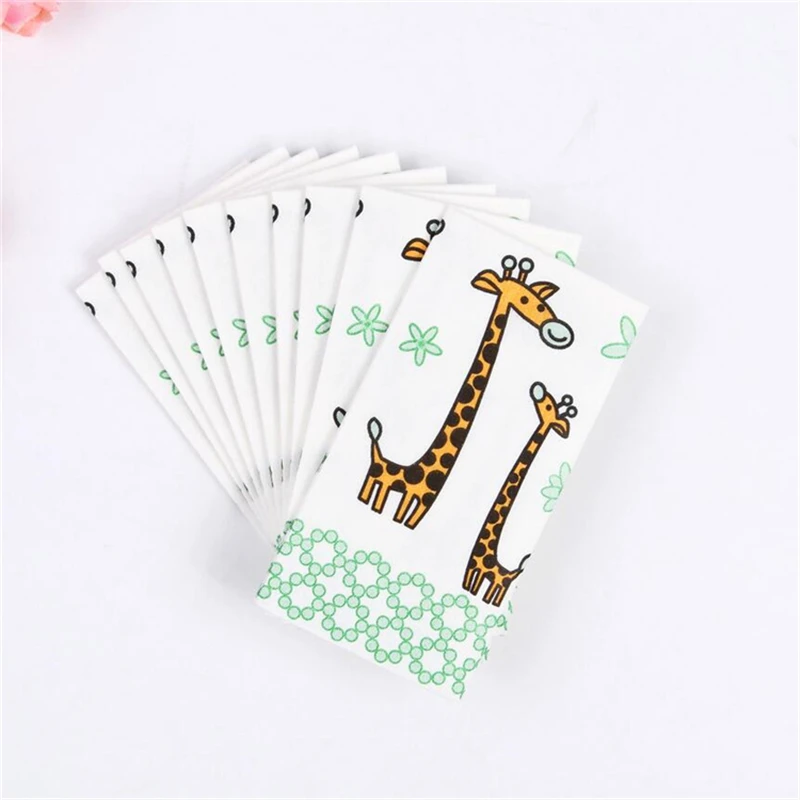 

10Pcs 3-Layer Giraffe Paper Napkins Color Napkin For Decoupage Baby Shower Birthday Party Decorations Kids Supplies