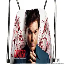 Изготовленный На Заказ dexter_season_5 походная сумка на шнурке милый детский Ранец(черный цвет(вид сзади) 31x40 см#2018611-2(2