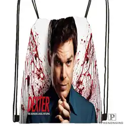 Изготовленный На Заказ dexter_season_5 походная сумка на шнурке милый детский Ранец (черный цвет (вид сзади) 31x40 см #2018611-2 (2)