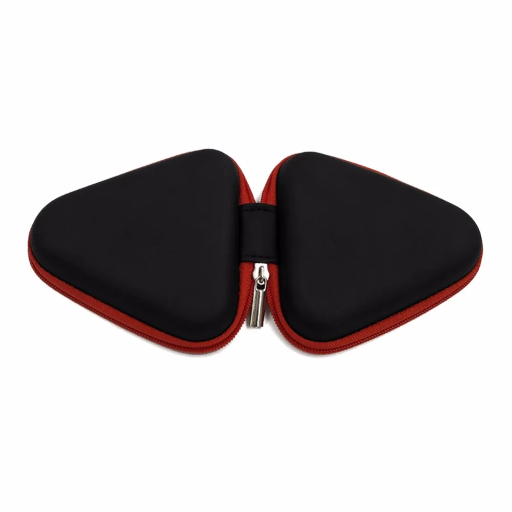 Universal Carry Triangle Headphone Zipper Case Waterproof PU Storage