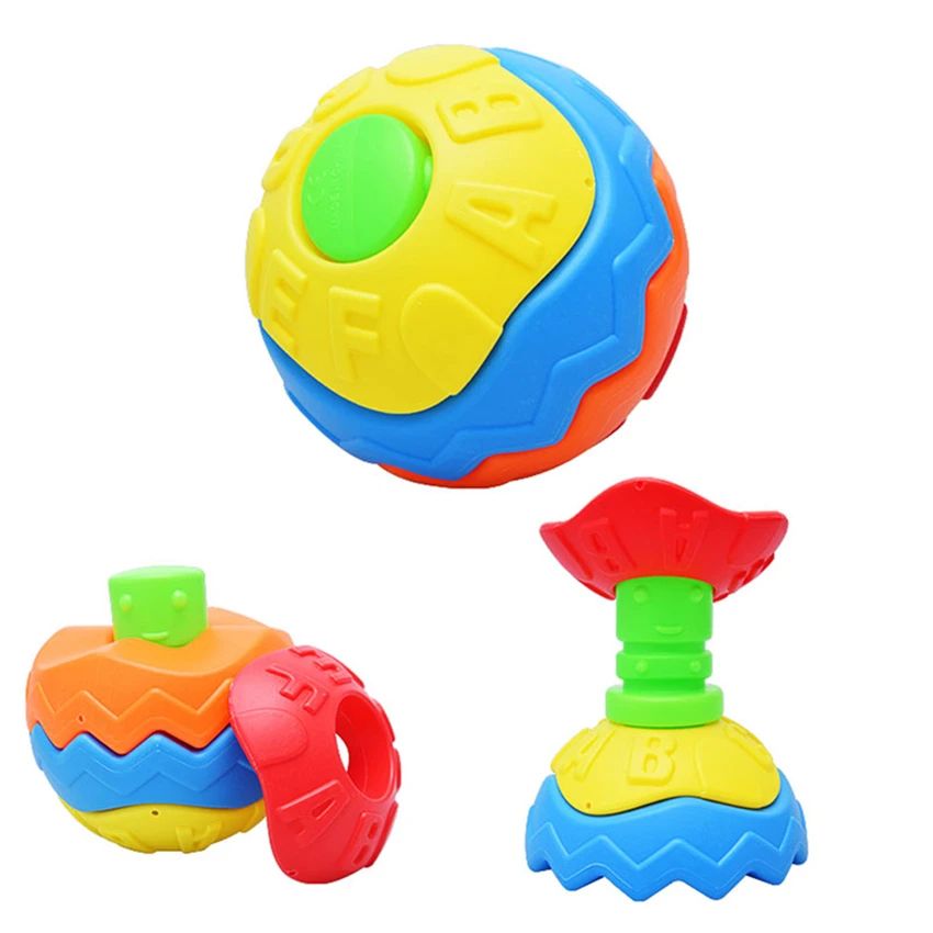 

Kids Developmental Intelligent Toy Infant Baby Colorful Hand Grasping Ball Child Assembled Disassembly Changing Toys