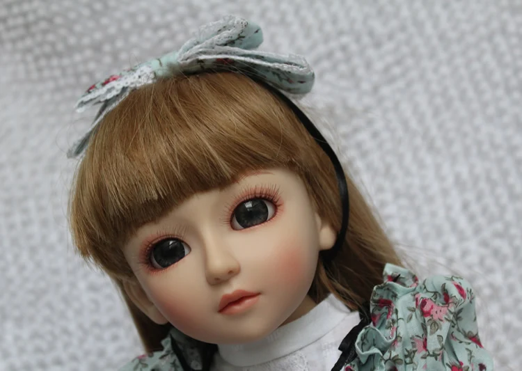 Новое поступление 45 см девочка SD/BJD кукла силиконовая кукла reborn baby Кукла Реалистичная живая девочка кукла для детей Juguetes Рождественский подарок - Цвет: Brown hair doll