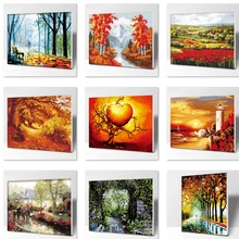 Классический номер картина маслом настенные картины для столовой холст Пейзаж цифровая живопись без украшения для дома