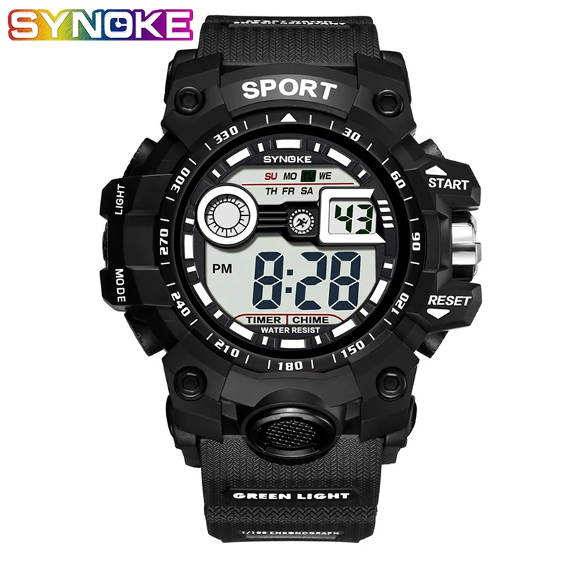 

SYNOKE Relogio Masculino Reloj Hombre Men Military Sport Watch Brand Wristwatch Digital Wrist Electronic Watches