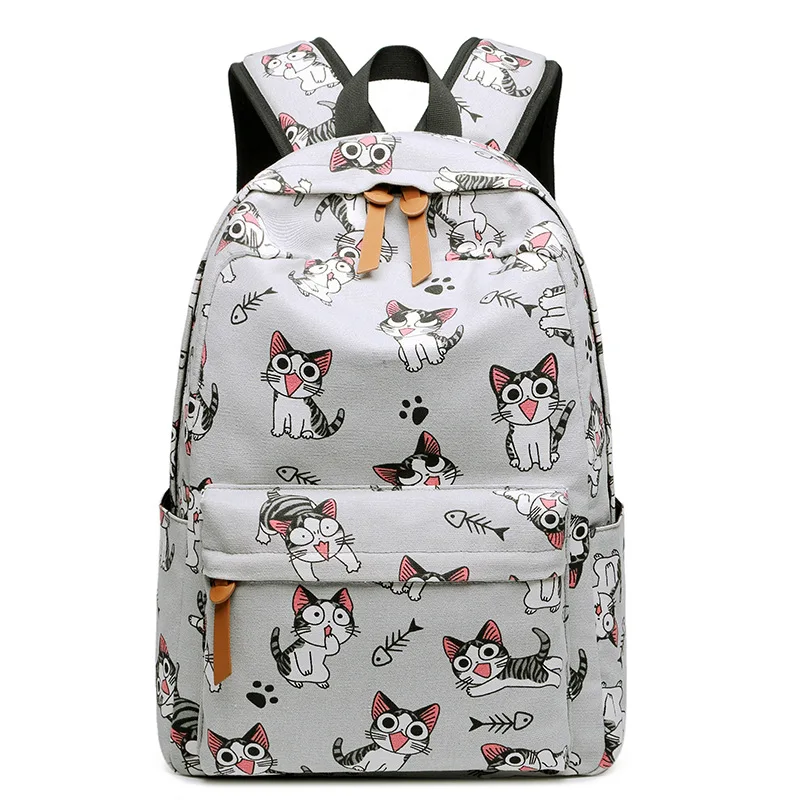 

Women Backpack Cat Dog Flamingo Unicorn School Printing Backpack Bookbag Cute School Bag For Teenage Girls Trip Laptop Bag