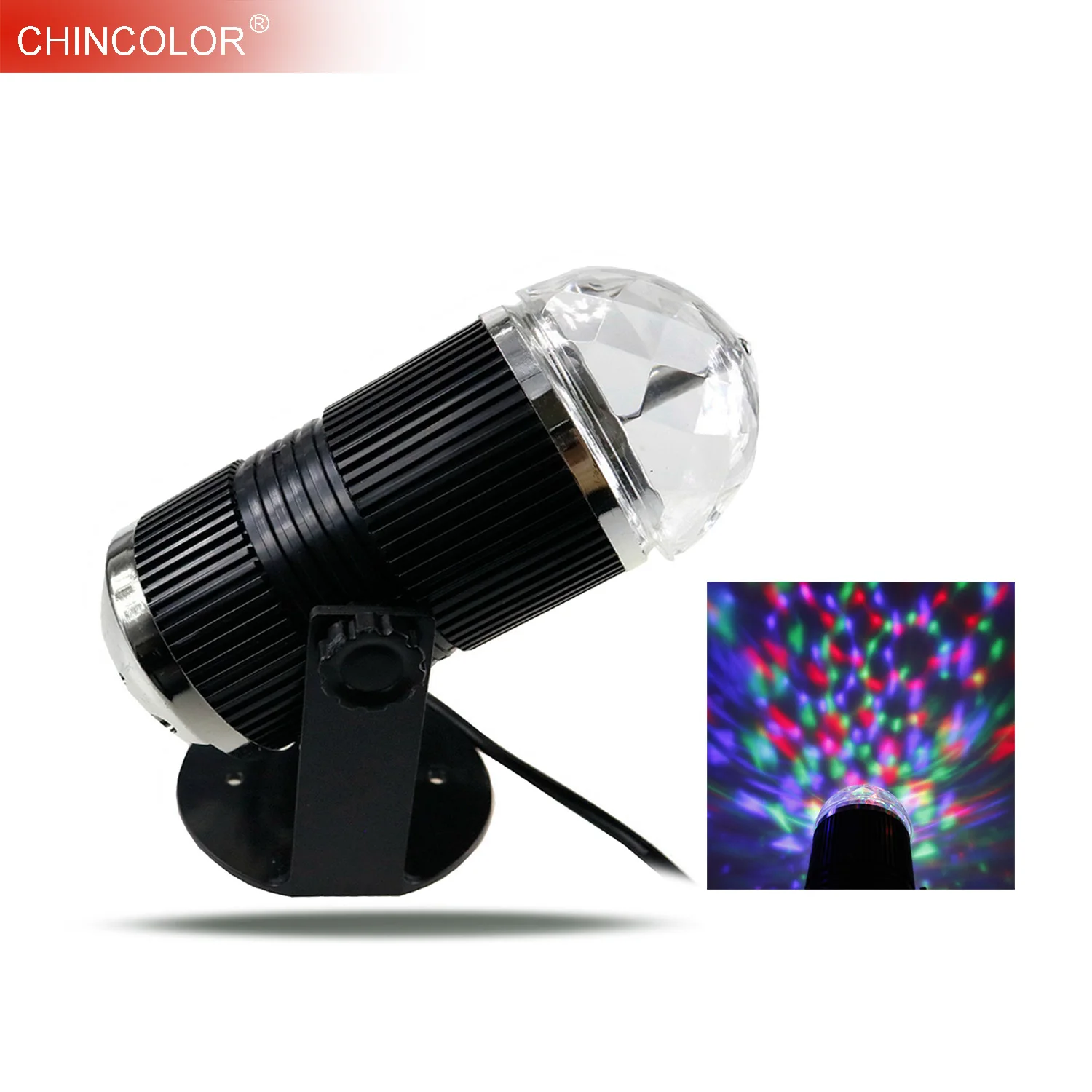 Светодиодные сценические огни звук Cotrol Профессиональный DJ свет RGB цвет кристалл