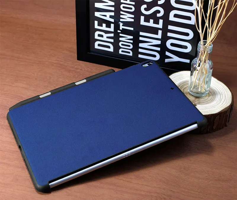 WOWCASE Чехол-Карандаш s для iPad Pro 10,5, роскошный Повседневный силиконовый чехол из искусственной кожи для Apple iPad Air 3, чехол - Цвет: Blue
