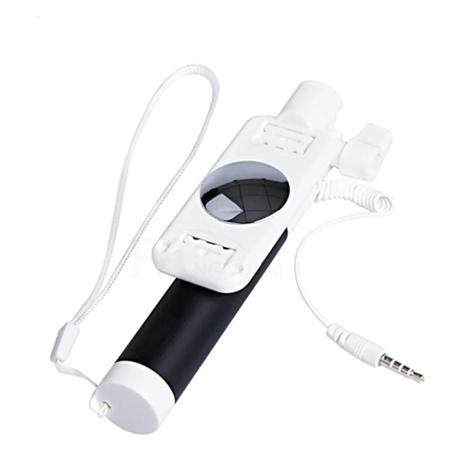 

Universal Mini Selfie Stick For iPhone Xiaomi Huawei Samsung sony Mobile Phone Foldable Tripod Mirror Wired Selfie Sticks new
