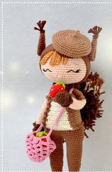 

crochet toys amigurumi doll girl model number XC041030
