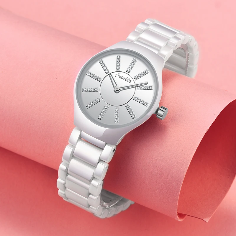 2018New бренд браслет часы для женщин роскошный кристалл наручные часы для ношения с платьем часы Женская мода повседневное кварцевые часы Reloj Mujer