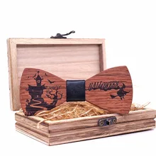 Хэллоуин ведьма шаблон галстук-бабочка деревянный лук галстук нарядный галстук-бабочка ручной работы