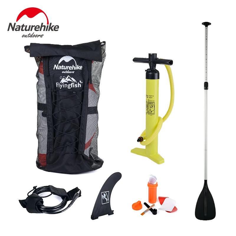 Naturehike 10 до 11 футов надувной SUP дорожный рюкзак подставка и катушка поводок 145 6x37 7x5