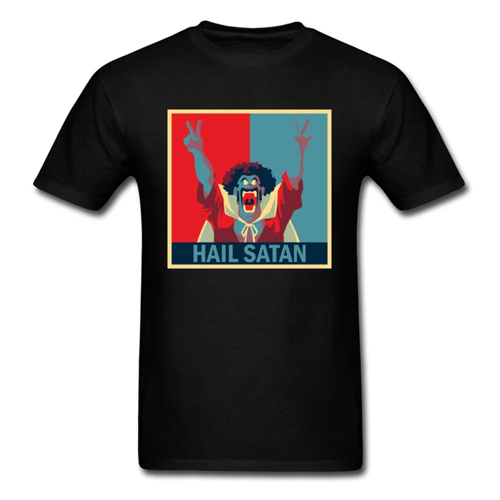 Футболки с надписью Hail Satan Забавные топы футболки для взрослых летняя футболка