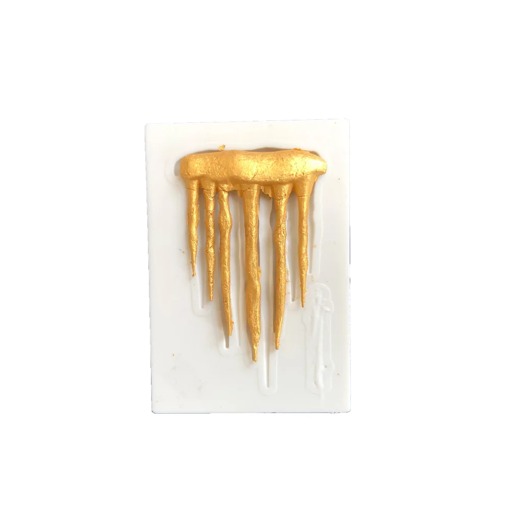 

Icicles Cake Decoration Silicone Mold Icicle Border Sugarcraft Frozen Fondant Cake Christmas fondant cake decorating tools