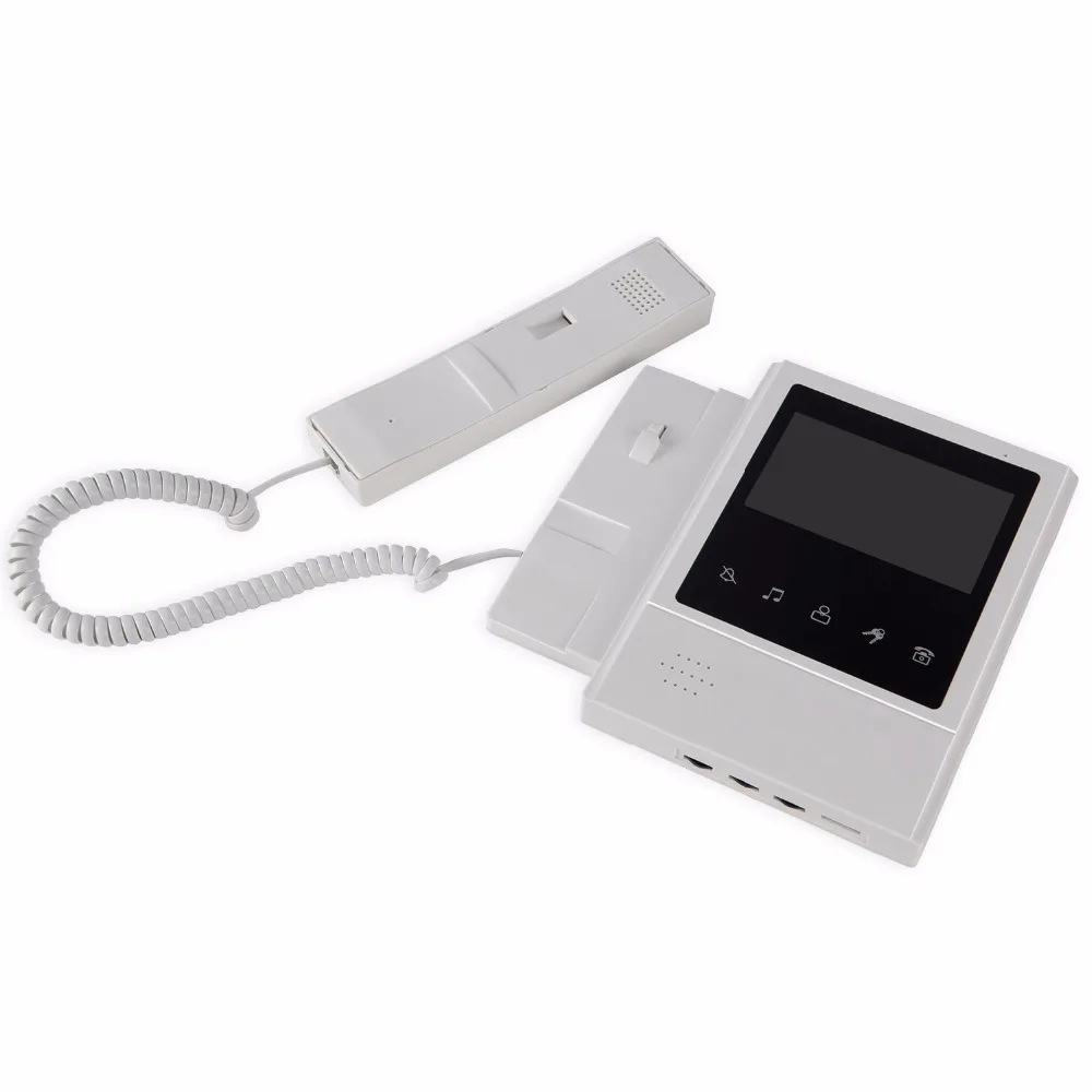 Smartyiba 8 единиц 4.3 ''ЖК-дисплей Проводной Видео Домофонные визуальные видеодомофон громкой связи домофон Системы с Водонепроницаемый ИК