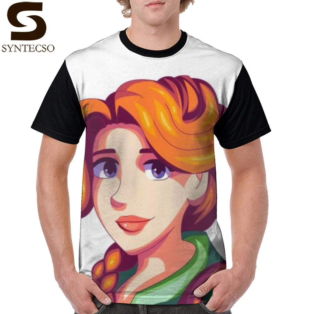 Футболка Stardew Valley футболка Leah-Stardew Valley футболка с графическим рисунком Милая футболка из 100 хлопка оверсайз