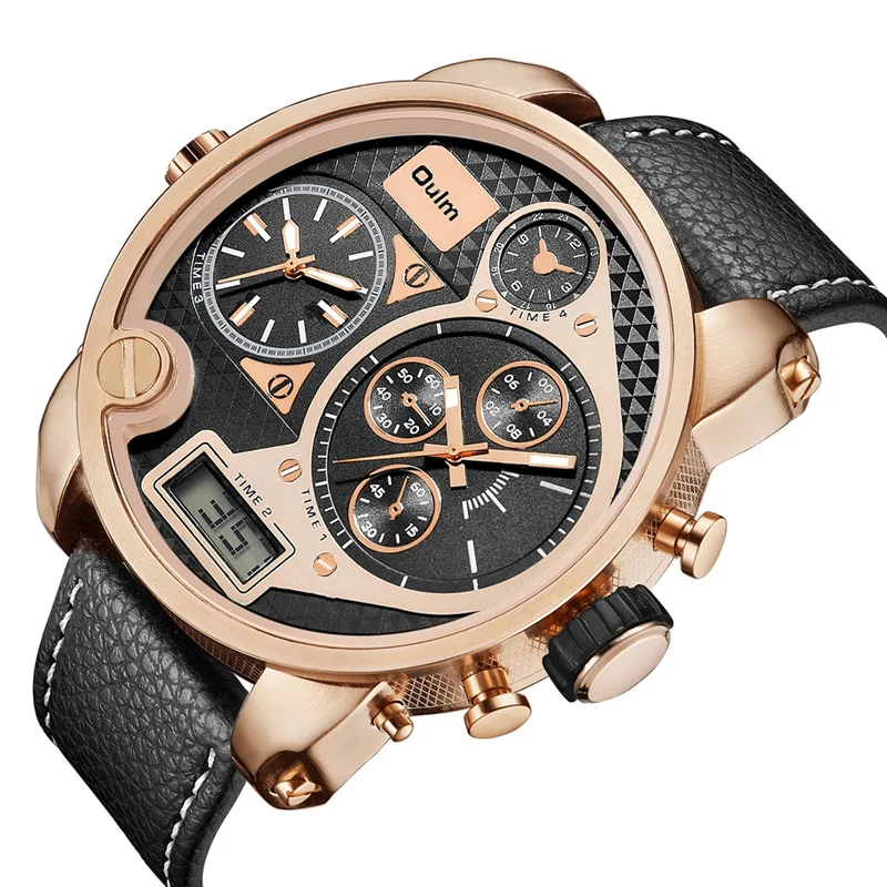 Men Watches Big OULM 9316B Brand Luxury Design Army Japan Movt Quartz dz Watch Male Sport Montres de Marque Luxe Reloj Hombre | Наручные