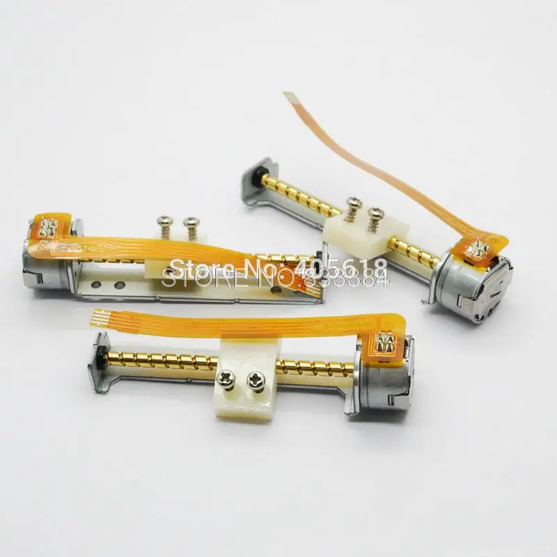 Бесплатная доставка! Новый 4V 5V dc 2 фазы 4 провода steper двигатель с гайкой диск мини