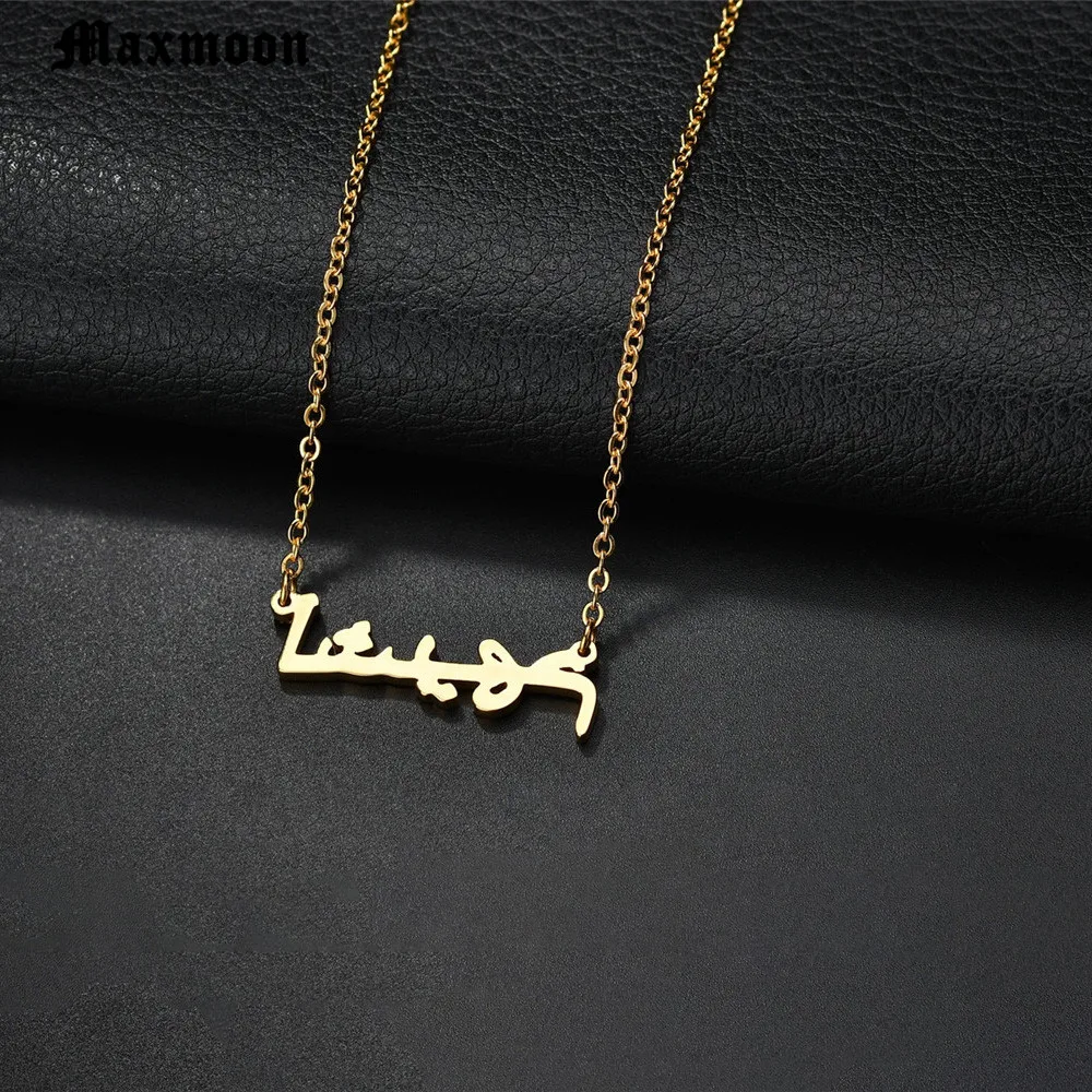 Maxmoon Letter Jewelry Gold Color 