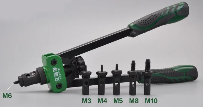 Rivet Nut Gun Tool Double Handle with Changeable Parts | Инструменты
