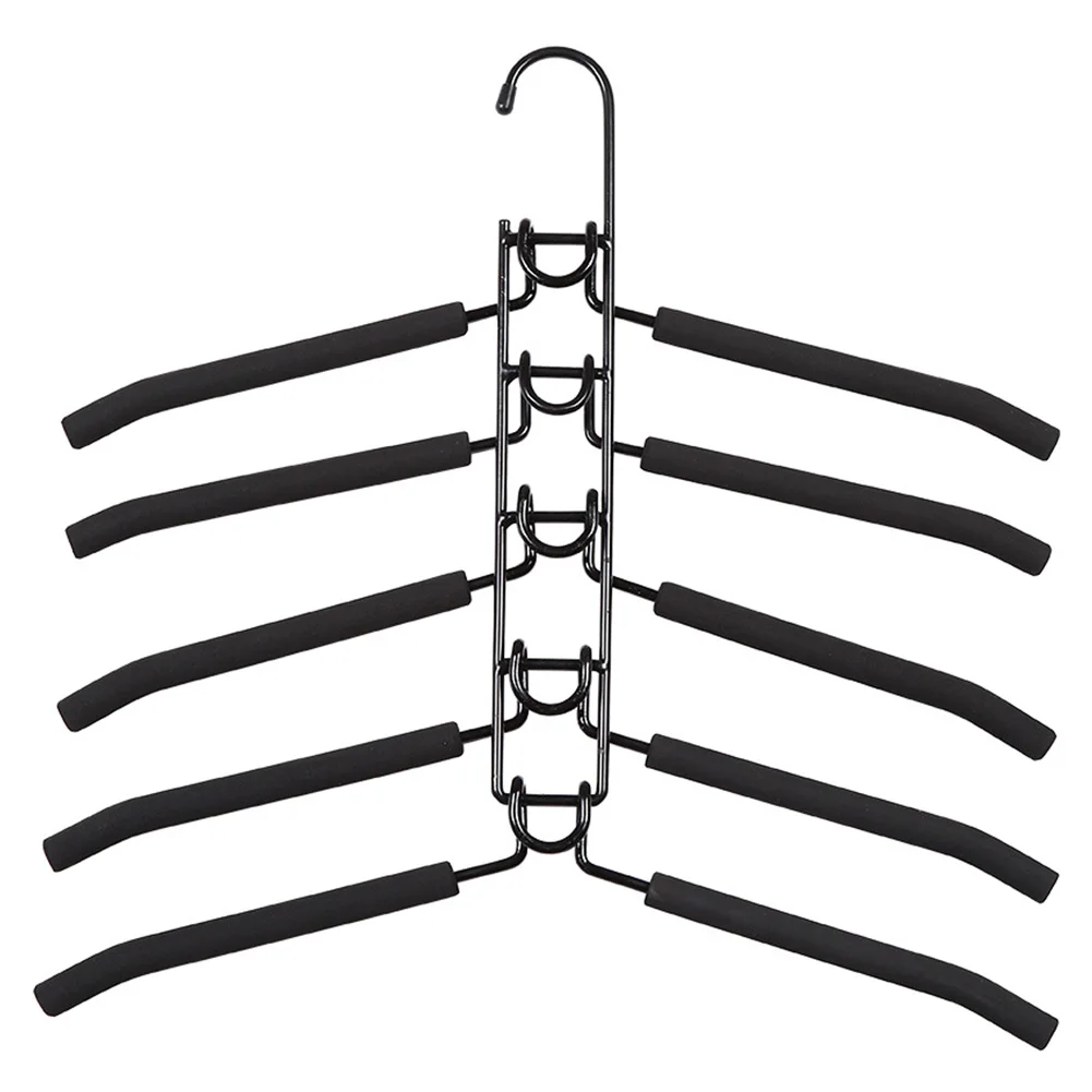 

Storage Racks Wardrobe Organizer Space Saving Trouser Fishbone Type Towel Clothes Hangers Hook Multi Layers Home Multifunctional
