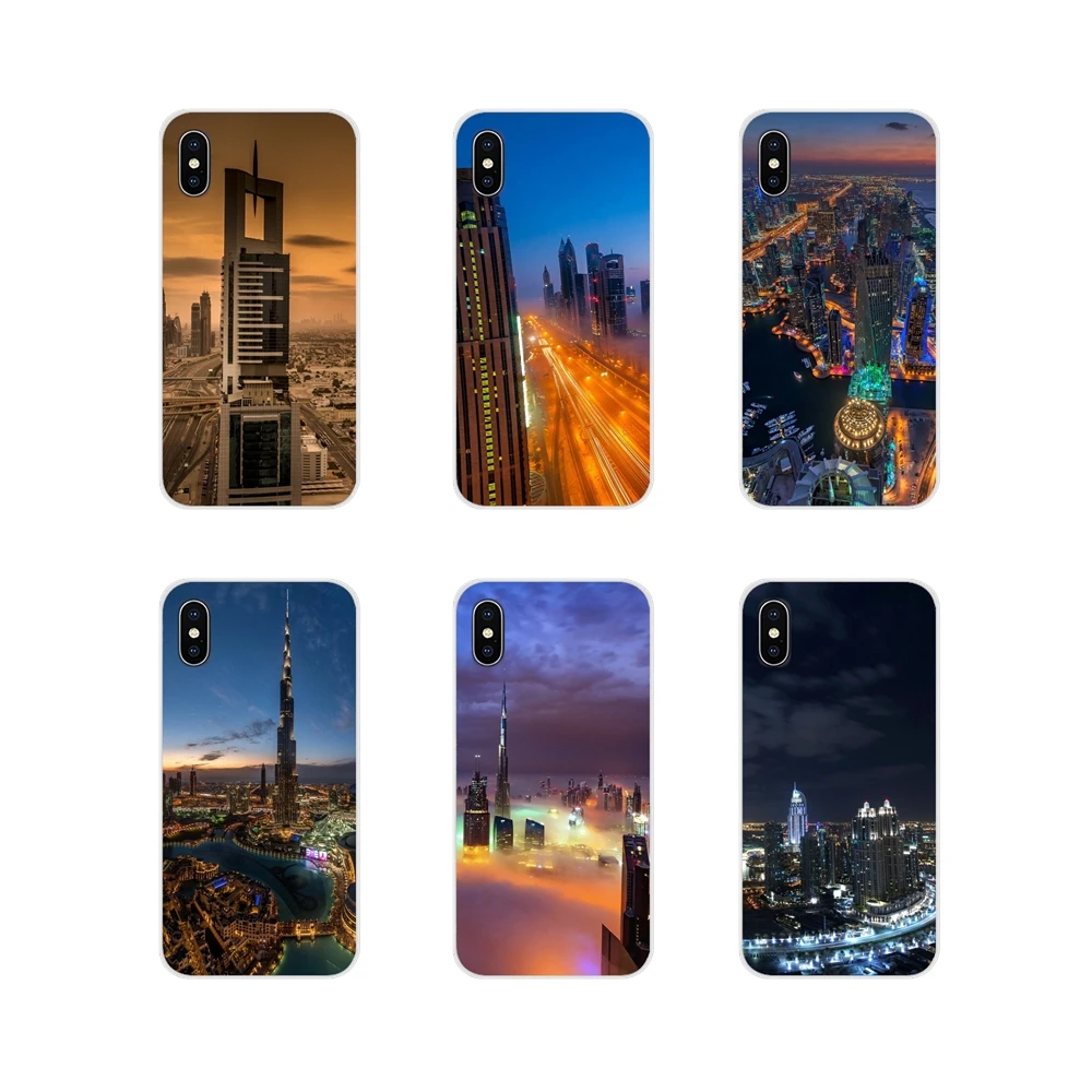 Soft Transparent Shell Covers United Arab Emirates Building For Xiaomi Redmi 4a S2 Note 3 3s 4 4x 5 Plus 6 7 6a Pro Pocophone F1 Half Wrapped Cases Aliexpress