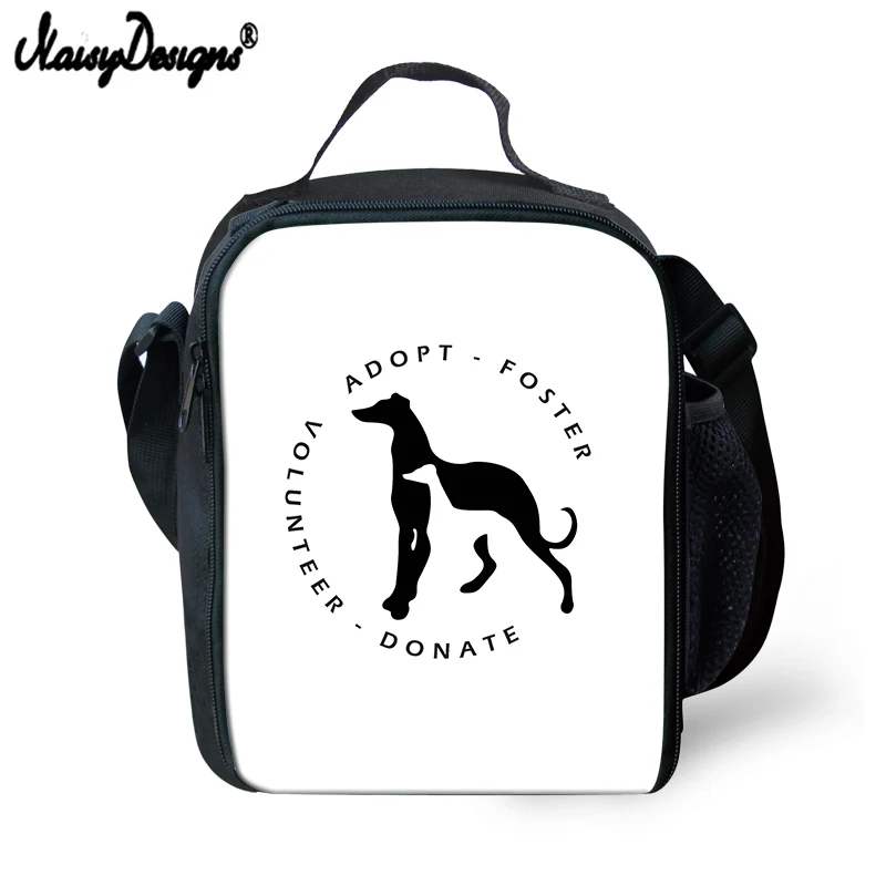Красочная портативная сумка для ланча с изображением животного Greyhound ланч бокс