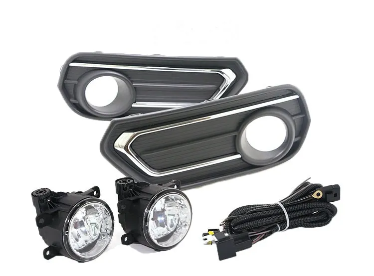 

eOsuns halogen fog lamp front bumper light +fog lamp cover for honda avancier