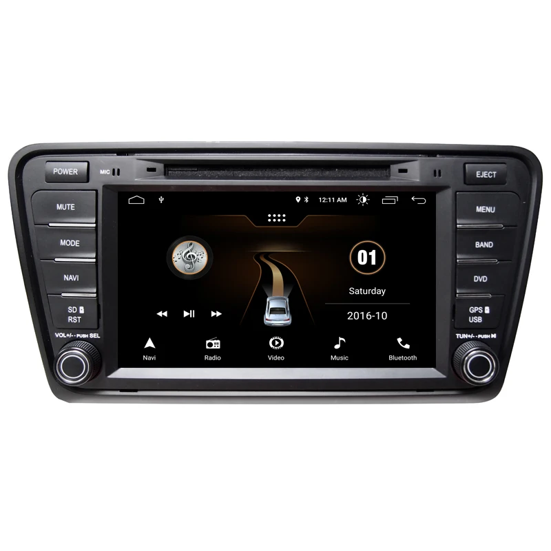 Flash Deal 90% New Second hand Android 7.1 Car DVD Player GPS Navigation System For Skoda Octavia III 2013-2017 A7 Can Bus 4G WiFi 3