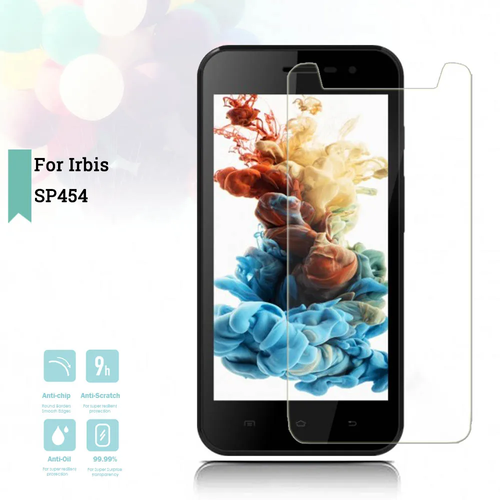 

2.5D 0.26mm Ultra Thin Tempered Glass Irbis SP454 Toughened Protector Film Protective Screen Case Cover Universal