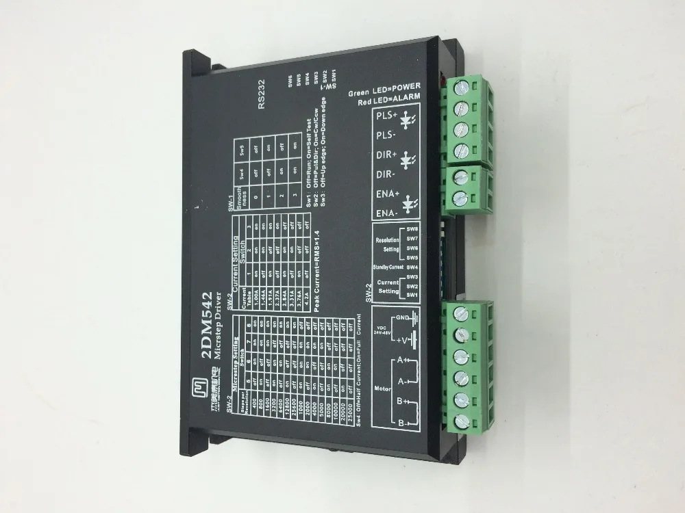 Лидер продаж 2DM542 CNC микро шаговый излучатель двигателя NEMA23 2 фазный двигатель