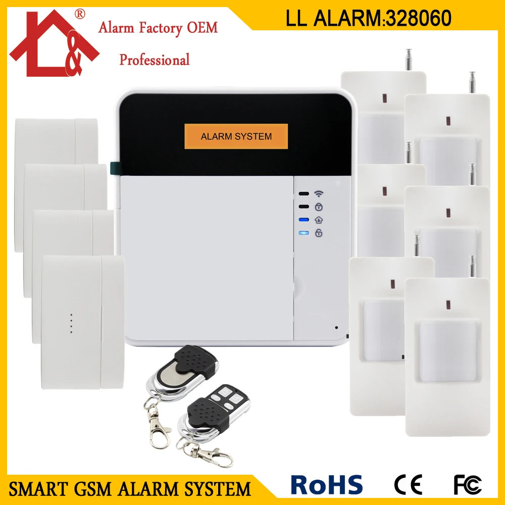 

Wireless Home House Security GSM Alarm System