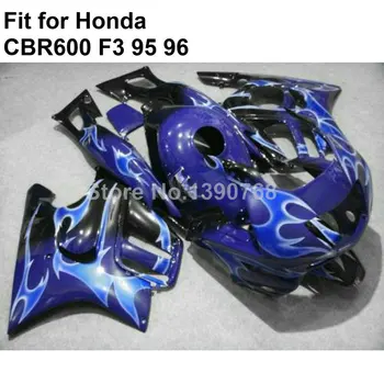 

Hot sale fairings for Honda CBR600 F3 1995 1996 blue black fairing kit CBR600 F3 NM85