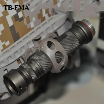 

New Tactical Flashlight Mount Clip Fit FAST & MICH Helmet Rails Single Clamp for LED Flashlight Torch Clip Clamp Free Shipping