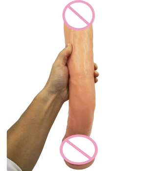 AMABOOM 38*6cm Super Long Dildos Big Dick Huge Soft dildo Sex Toys For Woman Penis Realistic Giant Animal Dildo Dildos Anal butt 5