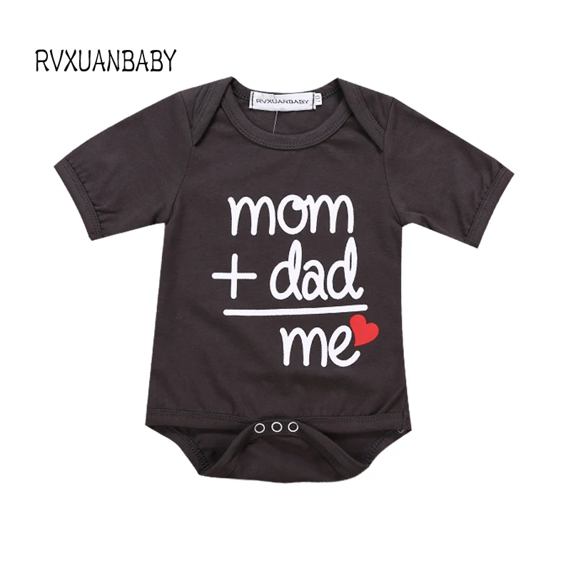 

Daddy gift Summer Newborn Baby Clothes Kids Cotton Short Sleeve Bodysuit Funny Cute Kawaii Infant Outfits